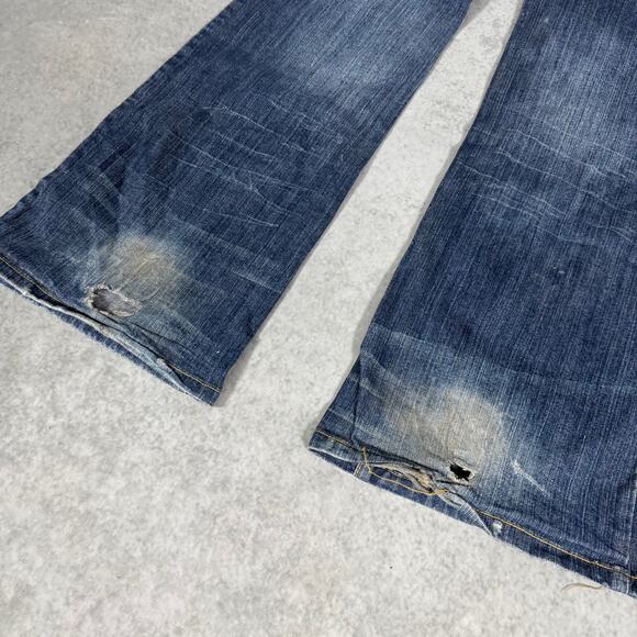 Mossimo Supply Co Bootcut Jeans Faded Dark Wash Denim - Size: 13R - Picture 10 of 11